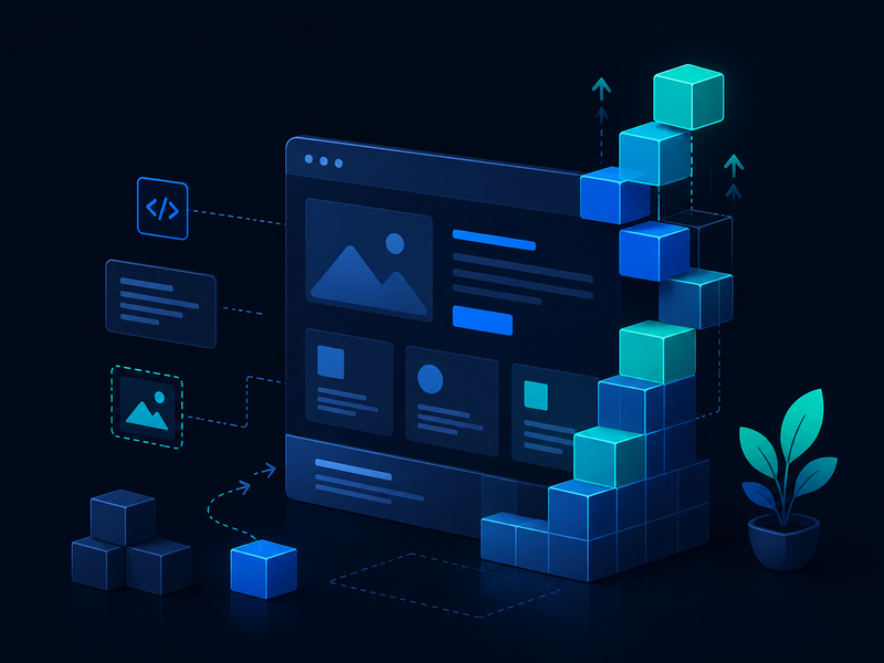 Wireframe blocks